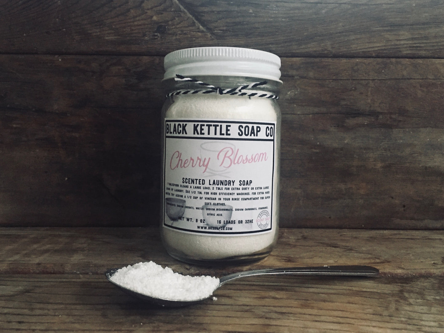 CHERRY BLOSSOM Mason Jar Laundry Soap