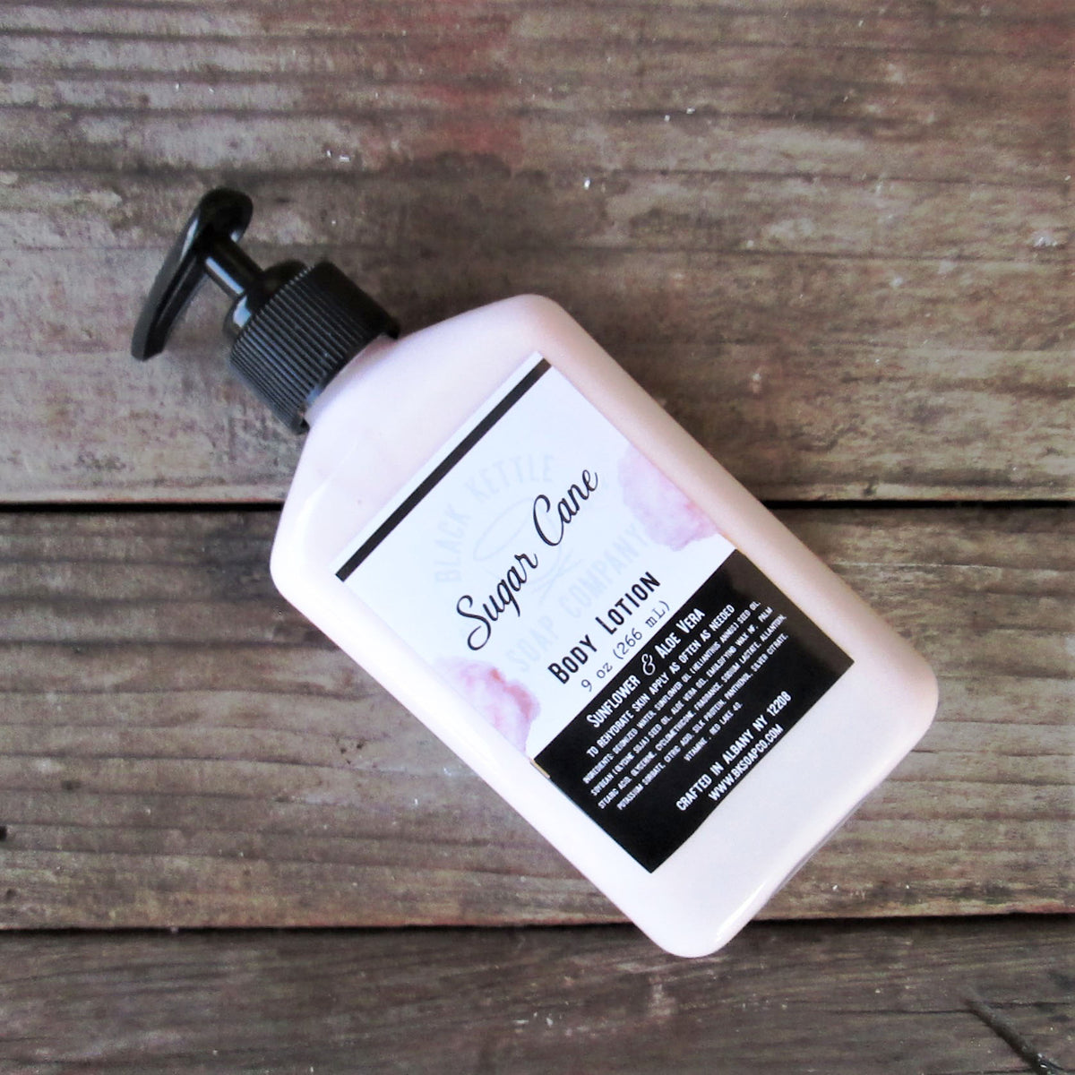 SUGAR CANE Body Lotion Black Kettle Soap Company