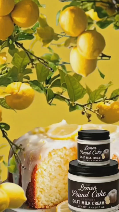 LEMON POUND CAKE Goat Milk Body Cream