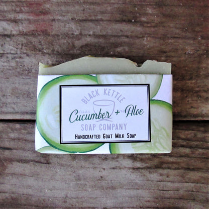 CUCUMBER ALOE Goat Milk Soap