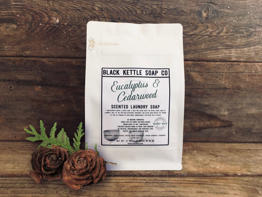 EUCALYPTUS CEDARWOOD Laundry Soap Small Bag