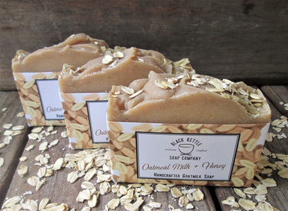 OATMEAL MILK + HONEY Goat Milk Soap