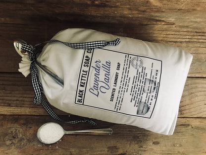 LAVENDER VANILLA - 5 # Cloth Bag Laundry Soap