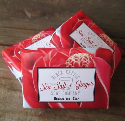 SEA SALT + GINGER Salt Bar Soap