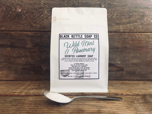 WILD MINT + ROSEMARY Laundry Soap Small Bag